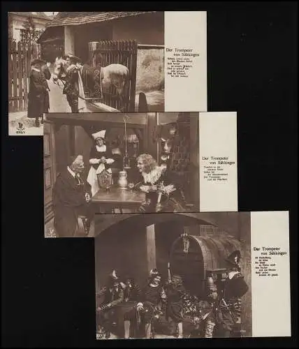 Set Film Étoiles 533/534 Trompeter v. Säkkingen EISO Film Berlin NBC inutilisé