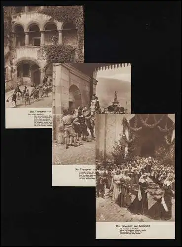 Set Film Étoiles 533/534 Trompeter v. Säkkingen EISO Film Berlin NBC inutilisé