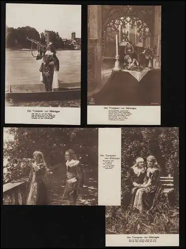 Set Film Sterne 533/534 Trompeter v. Säkkingen EISO Film Berlin NBC ungebraucht