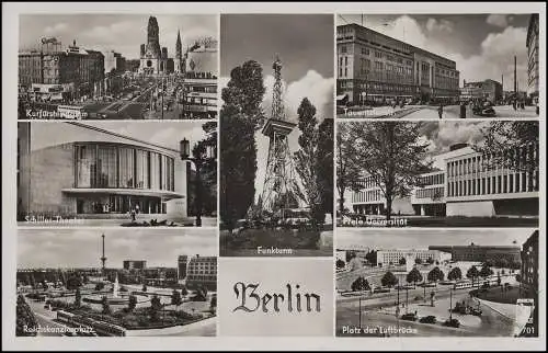 110-111 Insurrection populaire 1953 phrase sur AK Berlin SSt Exposition industrielle 27.9.1955