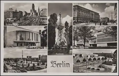 110-111 Volksaufstand 1953 Satz auf AK Berlin SSt Industrieausstellung 27.9.1955