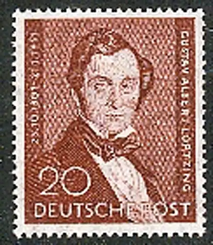 74 Gustav Albert Lortzing - postfrische Marke **