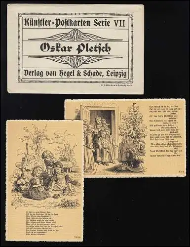 Künstler AK Serie VII "Im Freien" O. Pletsch, Verlag Hegel & Schade ungebraucht