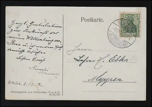 Monatsserie Bauernregeln: Nr. 11 November Kalisyndikat GmbH Aschendorf 8.12.1912