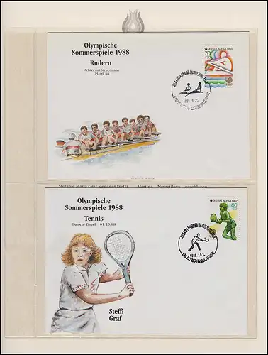 Jeux olympiques 1988 Séoul - Corée du Sud 6 Lettres Sports & Athlètes