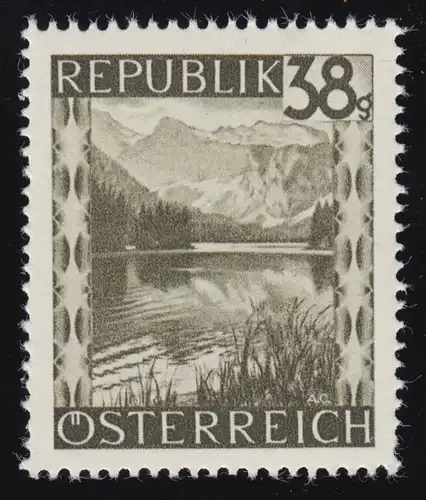 756 Landschaften 38 g, Langbathsee /Oberösterreich, postfrisch **