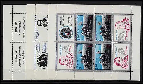 Espace - carte avec plusieurs éditions, frais de port ** / MNH (13379)