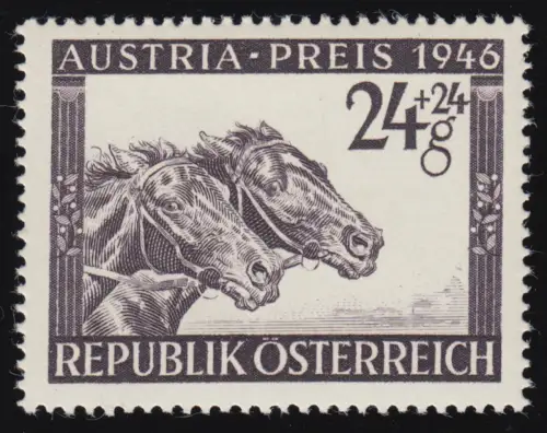 786 Courses de chevaux Austria Prix, têtes de cheval, 24 g + 24g, frais de port **
