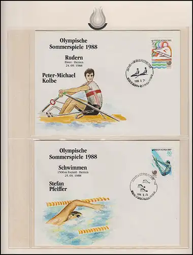 Jeux olympiques 1988 Séoul - Corée du Sud 9 Lettres Sports et athlètes