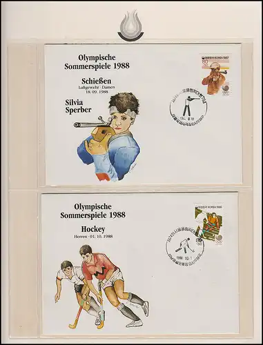 Jeux olympiques 1988 Séoul - Corée du Sud 9 Lettres Sports et athlètes