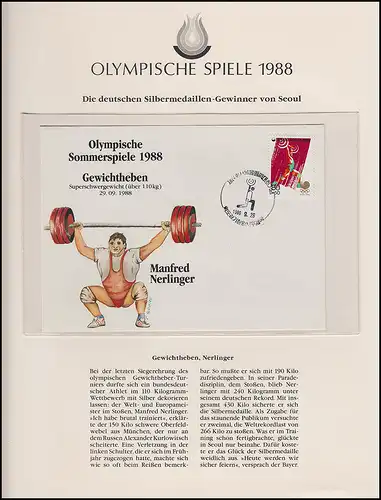 Olympische Spiele 1988 Seoul - Südkorea 9 Briefe Sportarten & Athleten