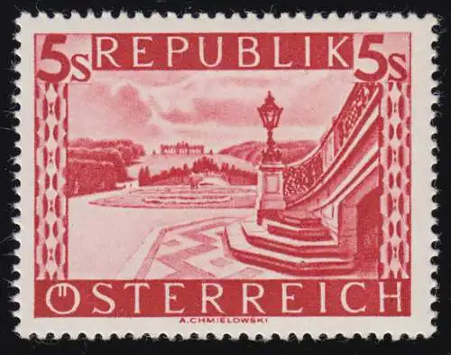 770II Paysages 5 S, Schönbrunn, parc du château avec Gloriette / Vienne, **