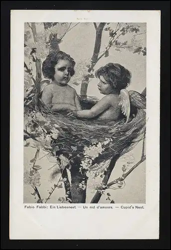 Fabio Fabbi: Un nid d'amour / Cupids Nid / Un nid d 'amours, MKB 511, inutilisé