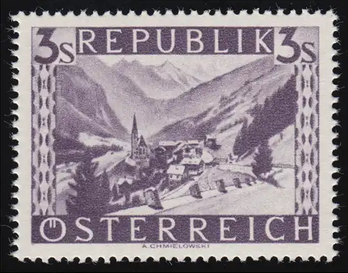 852 Landschaften, Heiligenblut / Kärnten, 3 S, postfrisch  **