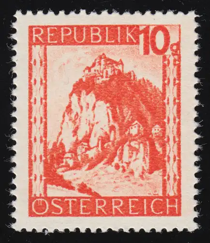 840 Landschaften, Hochosterwitz / Kärnten, 10 g, postfrisch  **