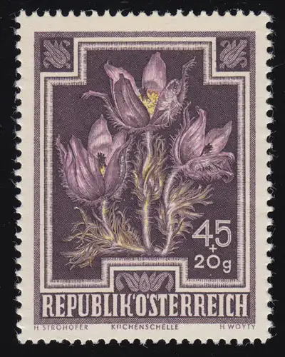 872 Anti-Tuberkulose-Fonds, Echte Kuhschelle, 45 g + 20 g, postfrisch **