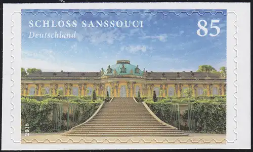3231 Château Sanssouci autocollant en feuille 56 ** frais de port