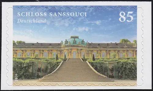 3231 Schloss Sanssouci, selbstklebend aus Folienblatt 56, ** postfrisch