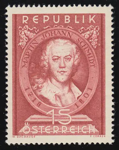 965 150. Todestag, Martin Johann Schmidt (1718-1801) Barockmaler, 1 S,  **