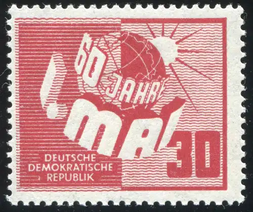 250 1. Mai 1950 mit PLF Unterbrechung in der Wellenlinie, Feld 4, **