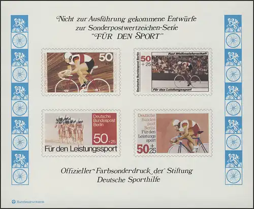 Sporthilfe Sonderdruck Rad-WM 1978