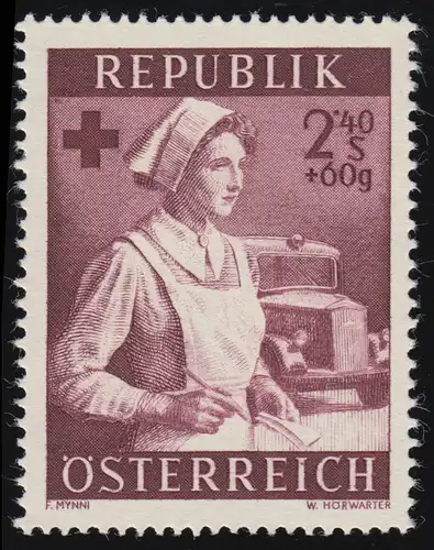 1004 Soins de santé, RK Sœur + ambulance, 2.40 S + 60 g, **