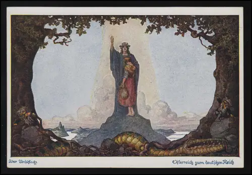 L'Autriche, la connexion à l'empire allemand n° 609 Göth Verlag NS, non utilisé