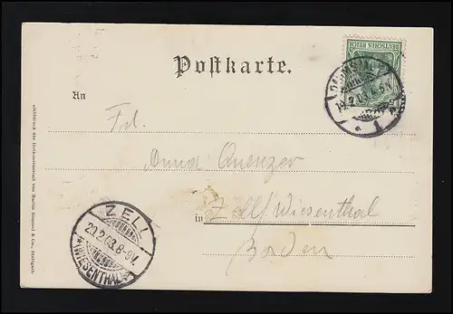 "Därf Ih's Dirndl liabn?" I, De A. Hendschel''Skzzenbuch Darmstadt 19.2.1903