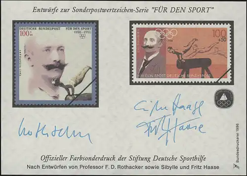 Aide sportive Impression spéciale Rothacker/Haase 1996 Chaussier