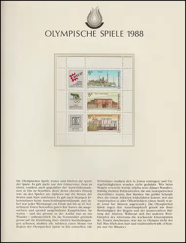 Olympische Spiele 1988 Seoul - Ungarn, 1 Block Olympia Bewerber, Städte  **