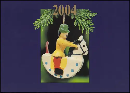 1897-1901 Noël 2004 sous le bloc 37, carte de voeux PTT à la fin de l'année