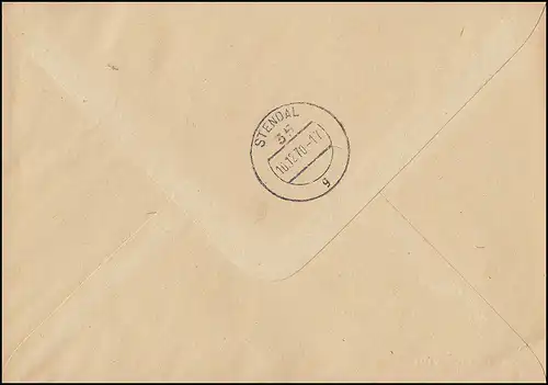 ZKD-Brief Rat der Stadt ARNEBURG 10.12.70 n den Rat des Kreises STENDAL 10.12.70