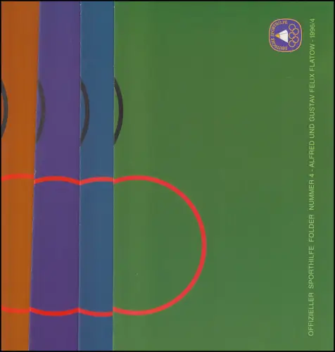 Aide sportive 1996: 1861-1864 Petit arc 100 ans Olympia (4 folders), tous **