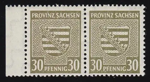 83Xb Provinzwappen im Paar mit Vergleichsstück a, ** tiefst geprüft Ströh BPP