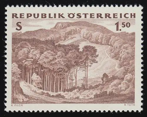 1124 Autrichien Wald, Faubelwald 1.50 S Postfraîch **