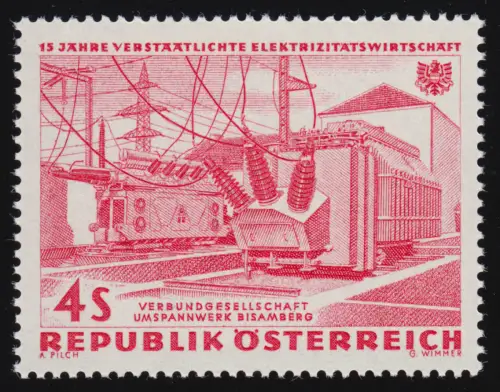 1107 électricité nationale, Umpanwerk Bisamberg, 4 S, frais de port **