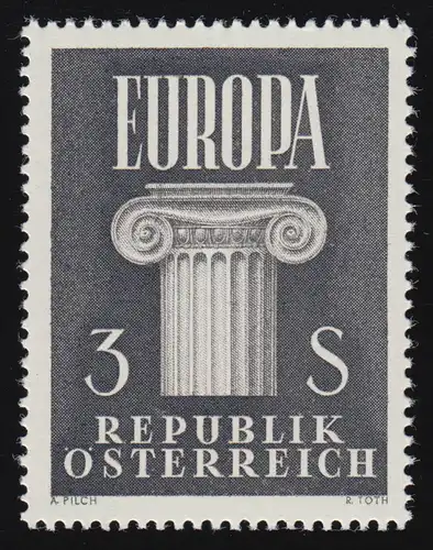 1081 Europe, pilier m. Chapitre Ionienne, mot "EUROPE," 3 p., frais de port
