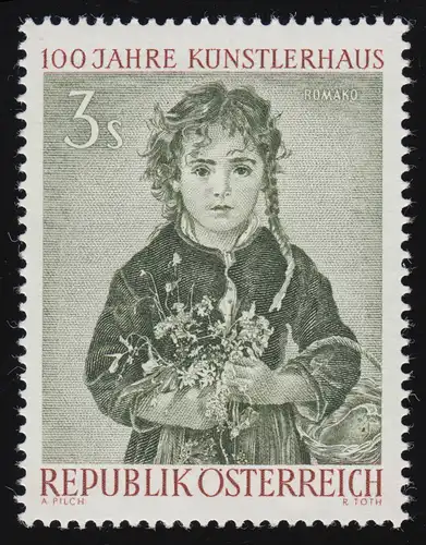 1089 100 J.G. Artistes visuels, image de jeune fille d'Anton Romako, 3 S **