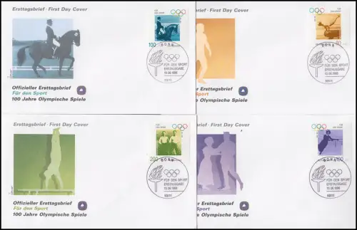 1968-1971 Fußball Skispingen Rudern Riesenslalom 1998: Sporthilfe-FDC ESSt Bonn