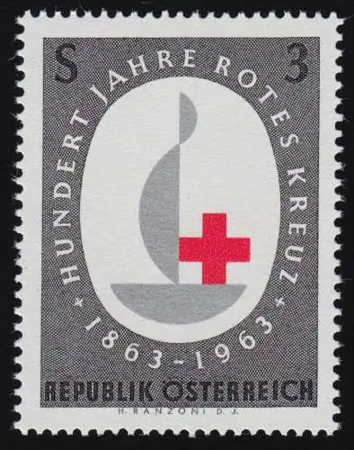 1135 100 J. interne Croix-Rouge, anniversaire Signet + inscription, 3 S, frais de port **