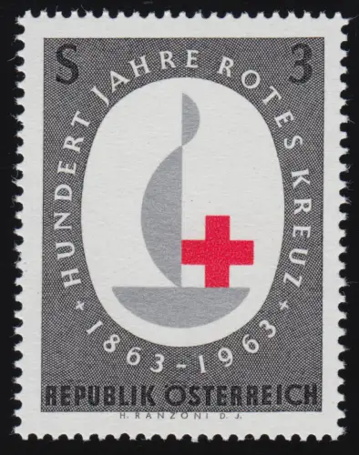 1135 100 J. interne Croix-Rouge, anniversaire Signet + inscription, 3 S, frais de port **