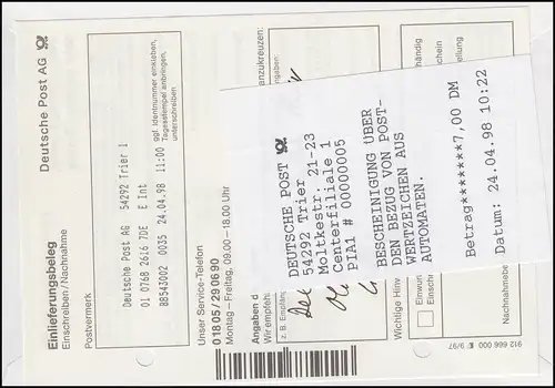 2.2.2 METTLER PIA 700 Pf en tant que EF sur R-Lp-FDC aux États-Unis ESST TRIER 24.4.1998