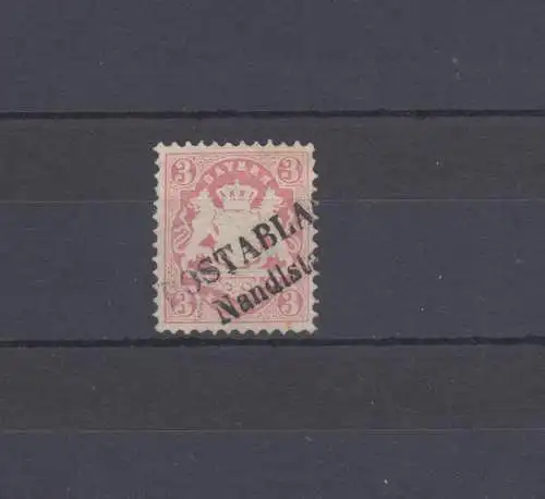 Bayern 23Y Armoiries 3 croiseurs - Deux-pièces POSTABLAGE Nandlstadt