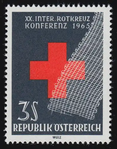 1195 Int. Conférence de la Croix-Rouge, Vienne, Gazetreit der Rot Croix, 3 S **