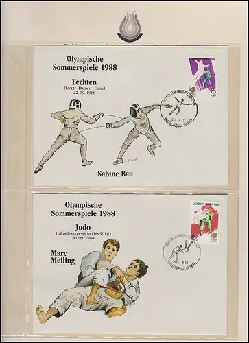 Jeux olympiques 1988 Séoul - Corée du Sud 5 Lettres Sports & Athlètes