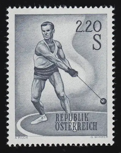 1242 Sports (III), marteaux, 2.20 S, frais