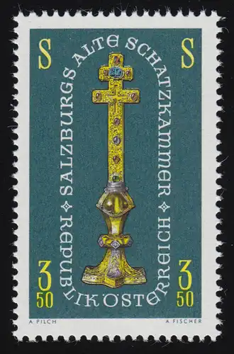 1239 L'ancien trésor de Salzbourg, croix de relique Domschatz, 3.50 S **