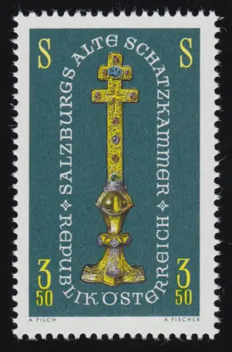 1239 L'ancien trésor de Salzbourg, croix de relique Domschatz, 3.50 S **