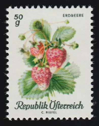 1223 Einheimische Obstsorten, Ananas-Erdbeeren, 50 g, postfrisch, ** 