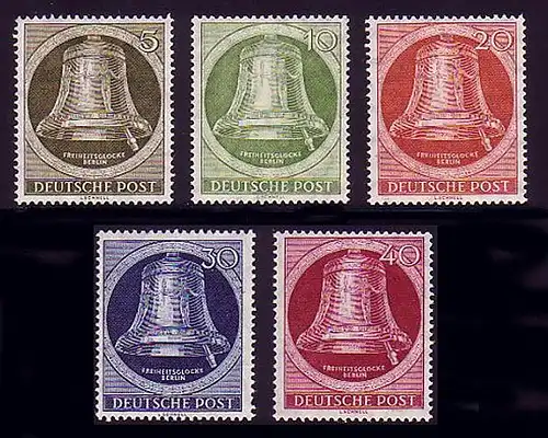 82-86 Glocke II (Klöppel rechts) kompletter Satz postfrisch **